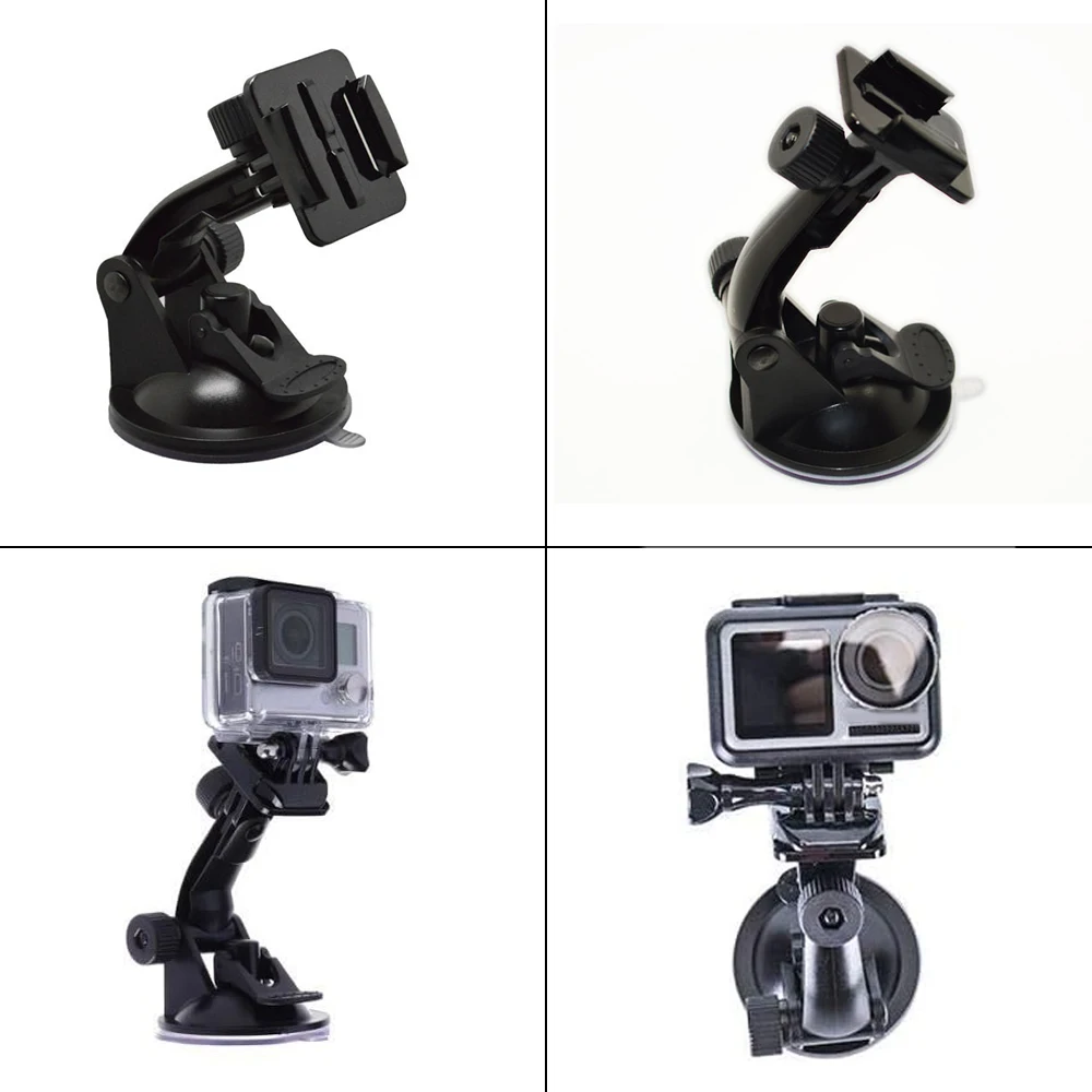 For GoPro  Suction Cup Mount Car Suction With Base For GoPro Hero 13 12 11 10 9 8 7 6 5 4 Insta360 X4 X3 X2 DJI OSMO Action 4 3