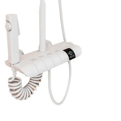 

White high-flow shower set, household bathroom, pressurized shower set.