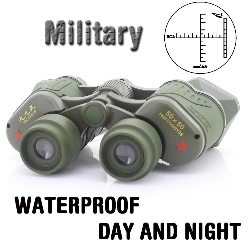 50X50Binoculars Telescope Powerful Military Binoculars Night Vision Binoculars Long View Professional for Hunting Travel Camping