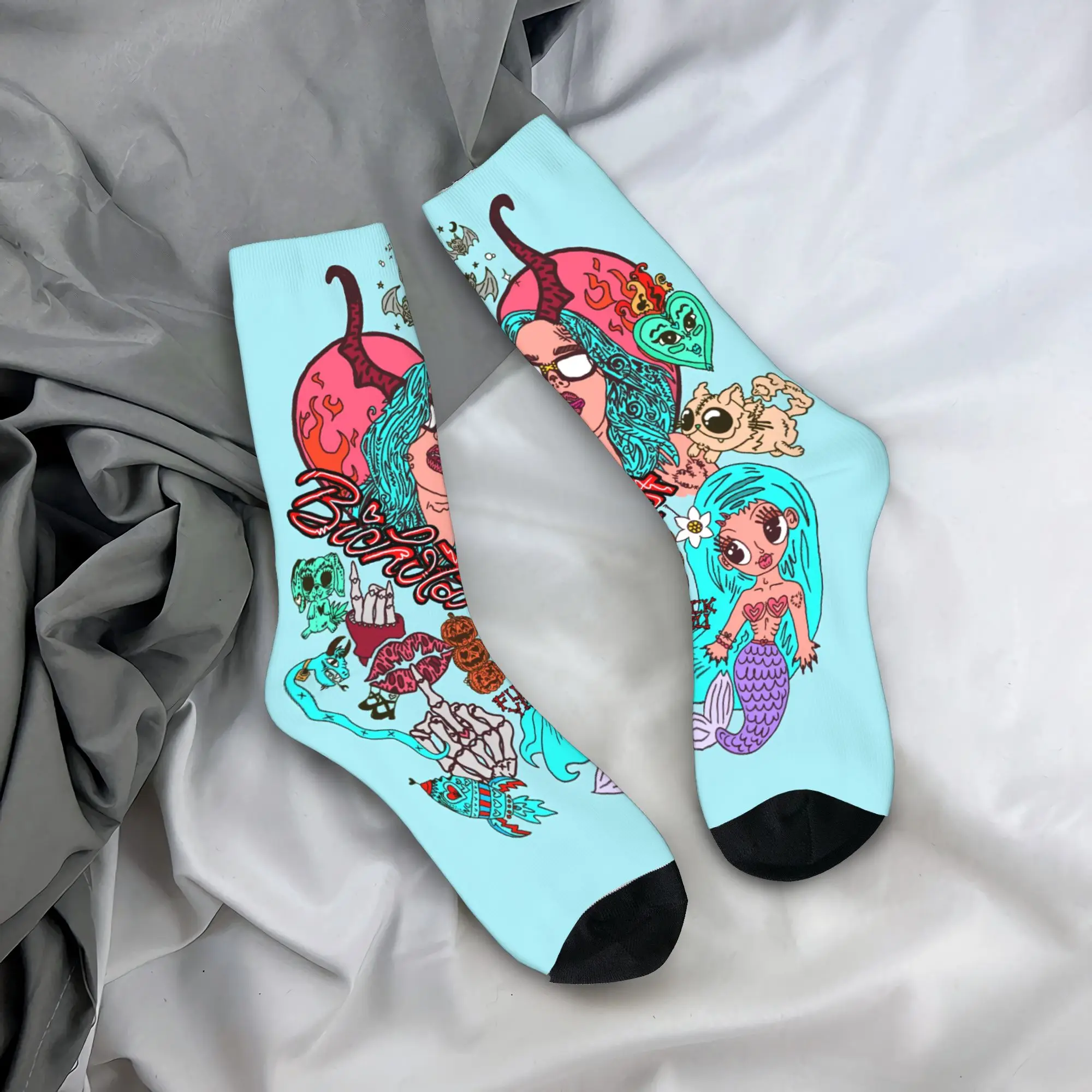 Karol G Socks Singer 2026 Graphic Stockings Non Slip Couple Socks Quality Autumn Elegant Outdoor Socks