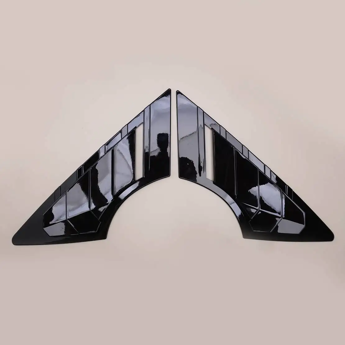 

1 Pair Black Car Front Side Window Louver Shutter Cover Trim Fit for KIA K3 Forte Cerato 2014 2015 2016 2017 2018 ABS