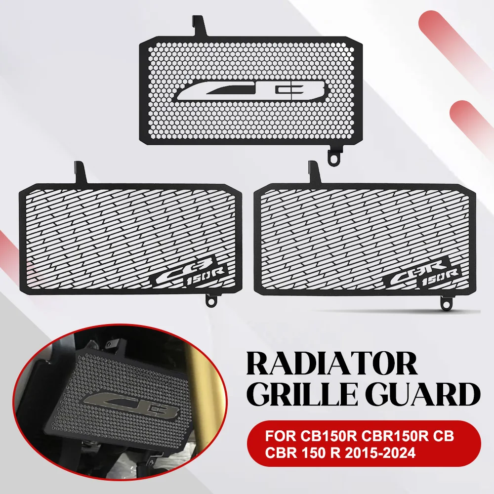

2024 FOR HONDA CB150R CBR150R CB CBR 150 R 2015-2021-2022-2023 Motorcycle Aluminum Radiator Guard Engine Grille Cover Protector