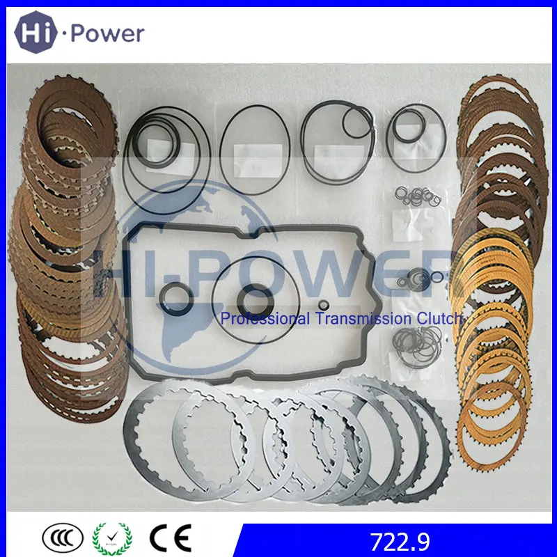 

722.9 Automatic Transmission Master Clutch Kit & Steel Kit for Mercedes Benz 7-SP Gearbox 722.9 Repair Kit