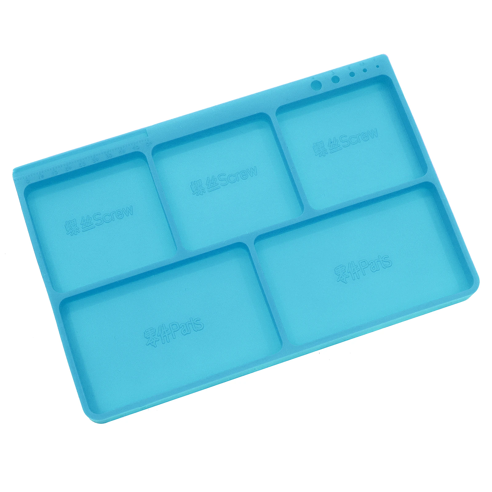 1Pc Silicone Rubber  Screw Tray  RC Remote Control Model Toy Car Maintenance Tool Screw Small Accessory Tra for Scx10 RC Car