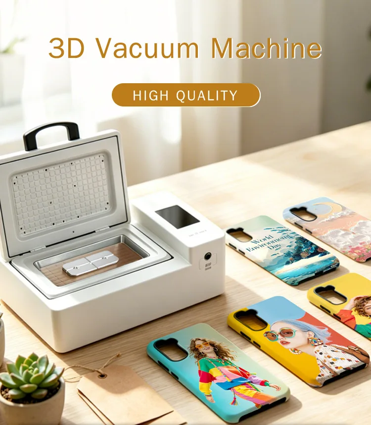Phone Case Sublimation Vacuum Heat Press Machine 3D Transfer Printing Equipment