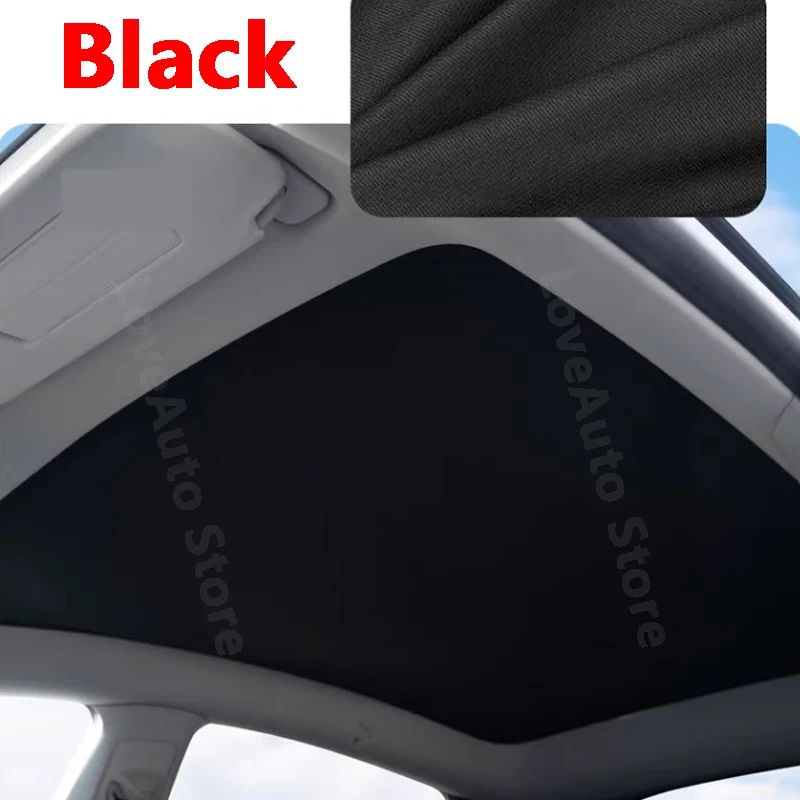 For MG ZS 2020 2021 2022 Car Panoramic Skylight Sunshade Canopy Sunroof Shade Roof Anti-mosquito Sunscreen Insulation Accessory