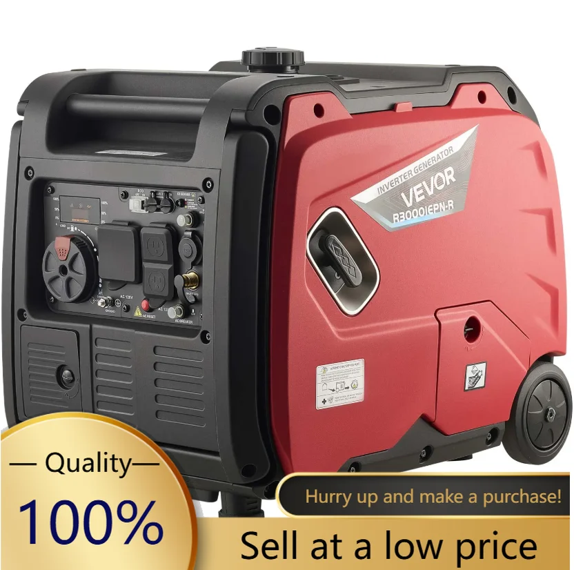 

Inverter Generator, 4200W Peak Watt Quiet Inverter Generator, Dual Fuel Inverters Generators for Home Outdoor