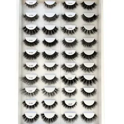 NEW mix 20pairs Lashes Bulk Wholesale 8mm-12mm Mink Lashes New Design Short Wipsy Natural Lashes Vendors