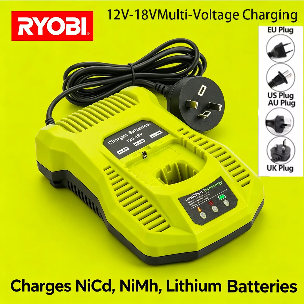 

New P117 3A Charging Current Original RYOBI 12V-18V ONE+ Series Li-ion Ni-MH Ni-Cd Battery, Replacement for P102 P105 P107 P108
