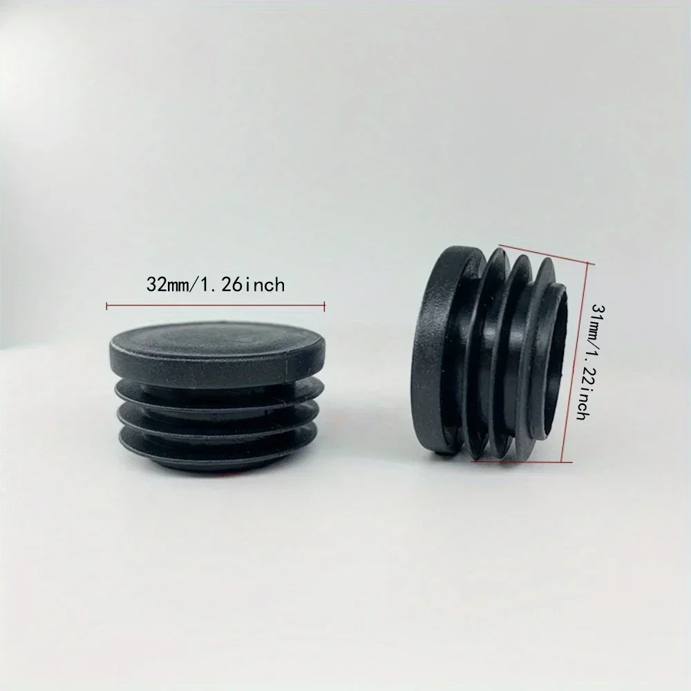 10pcs 32mm Professional Customization Durable Plastic Round Plugs for Table Chair Feet&Fitness Equipment Plastic Plug