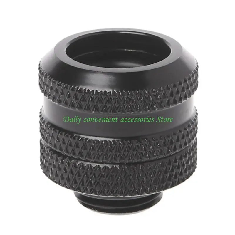 

97QB PC Water Cooling System Hard Tube Connector G1/4"Compression Fitting 10x14mm