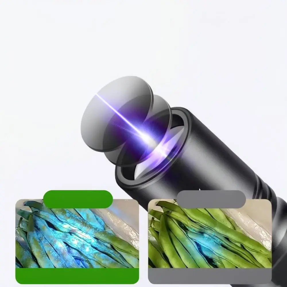 Rechargeable UV Led Inspection Tool For Fluorescent Identification Meat Vegetable Safety Portable Lighting Detector