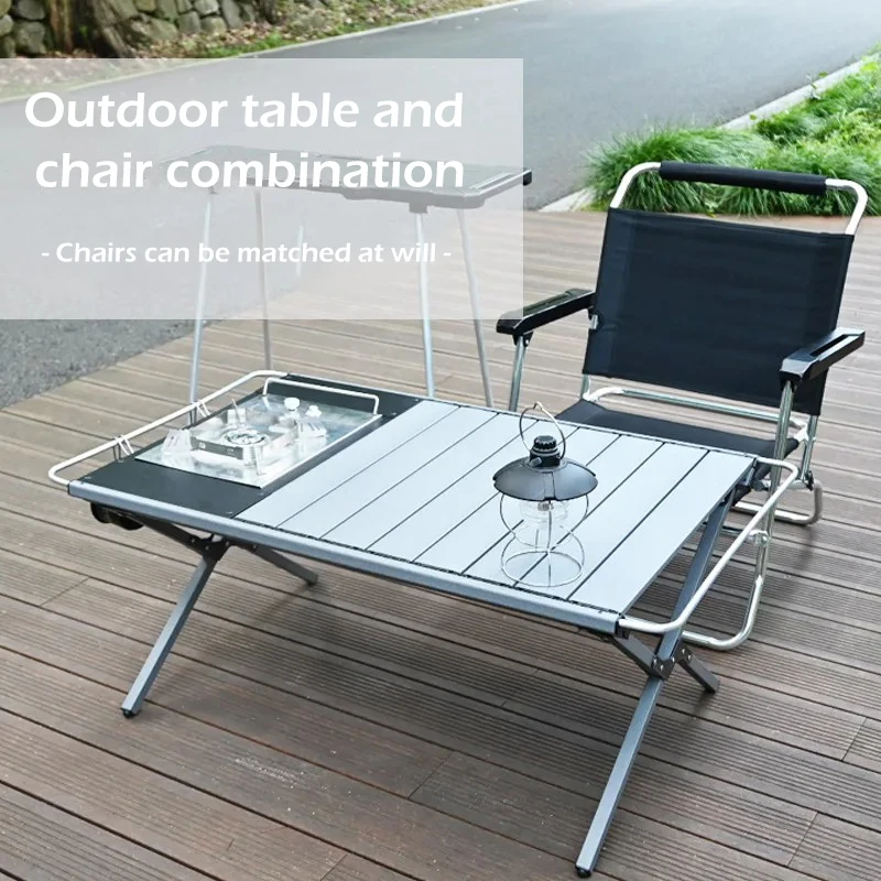 

Ultra-light and Compact Beach Picnic Outdoor Folding Table Mini Folding Beach Picnic Roll Table