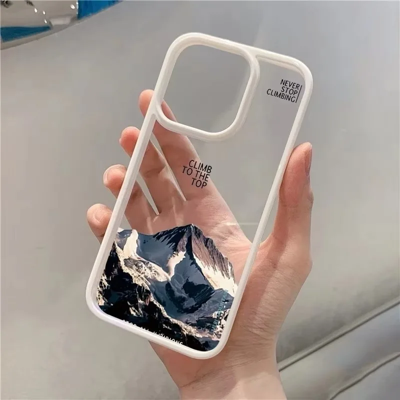 Phone Case For Samsung Galaxy S21 S23 S24 S25 Ultra S20 S25FE A16 A06 A54 A35 A15 A55 A52 A34 5G Mountain Landscape Sunset Cover