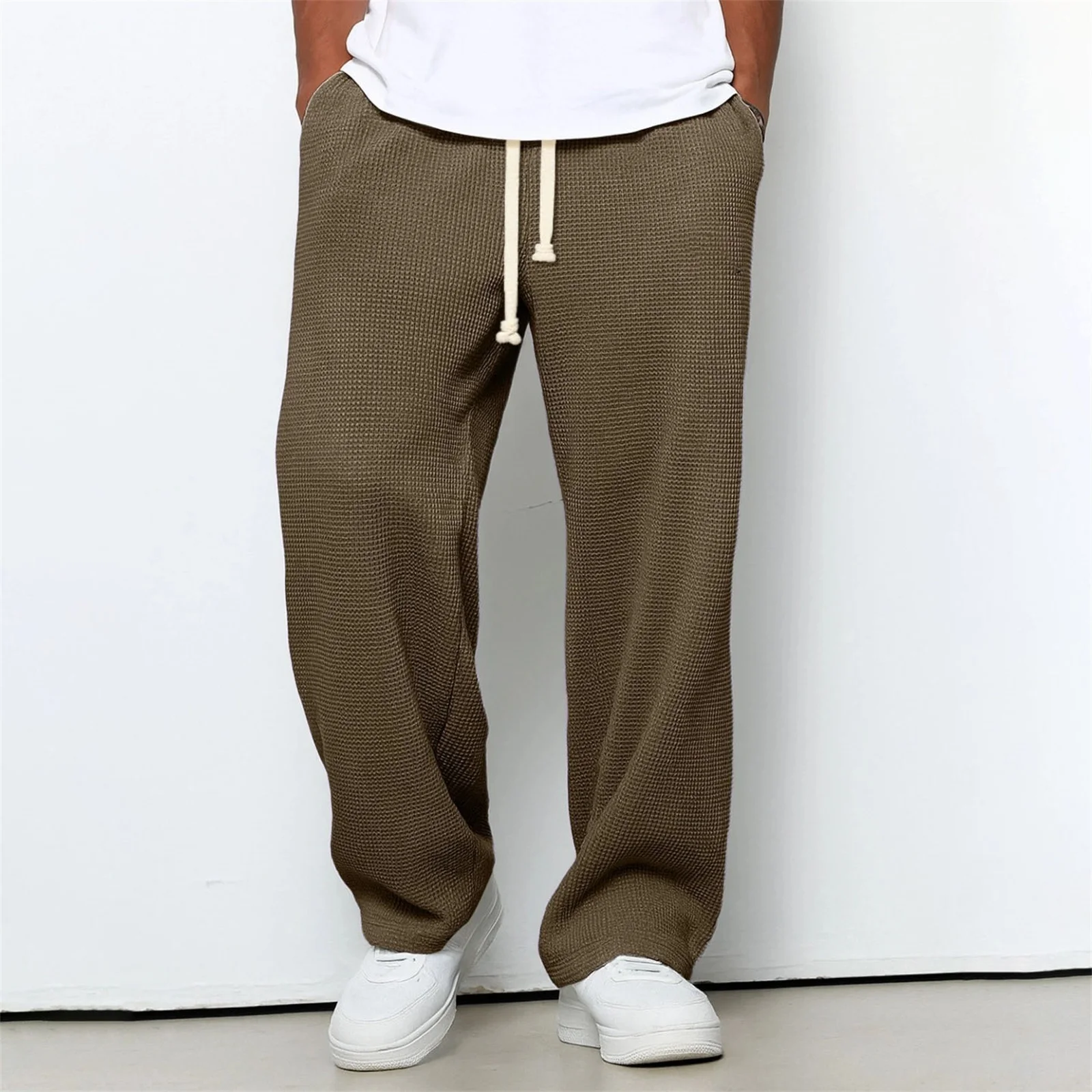 Mans Loose-fit Straight-leg Casual Pants Fashion Korean Wide-leg Sweatpants Outdoor Comfortable Lightweight Long Pants for Men