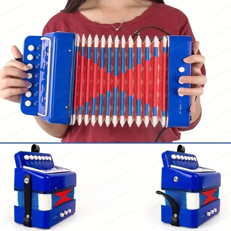 Wholesale ABS 7 Key 2 Bass Button Children's Keyboard For Chromatic Accordion Instruments