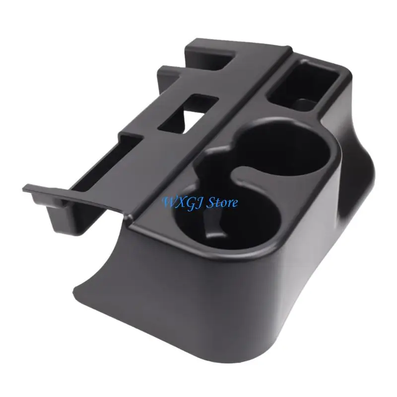 

37JE Car Spill Proof Beverage Holder Feature Build In Storage Tray For 2003-2012 Trucks 1500 2500 3500 Models ABS Materials