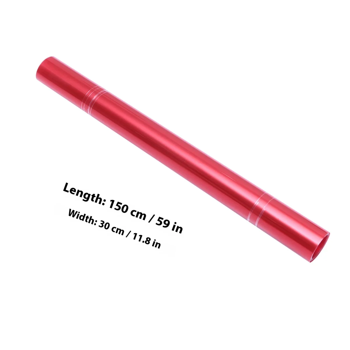 30X150Cm Red Color Change Film Smoke Tint Vinyl For Car Headlight Taillight Transparent Stretchable Waterproof