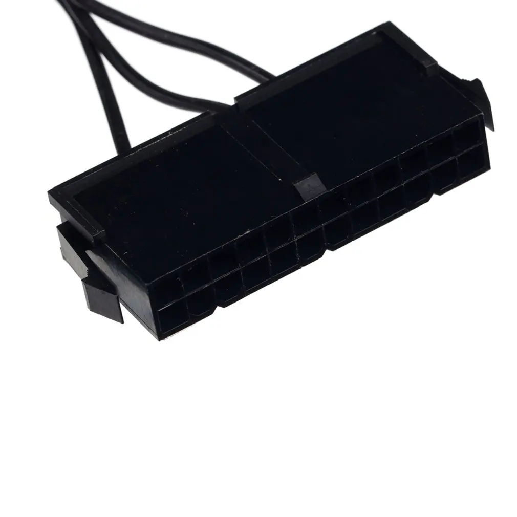 Tester di avviamento per alimentatore PC ATX PSU femmina a 24 pin Cavo jumper di avvio con interruttore ON/OFF, avvio di alimentazione per mining ATX da 50 cm