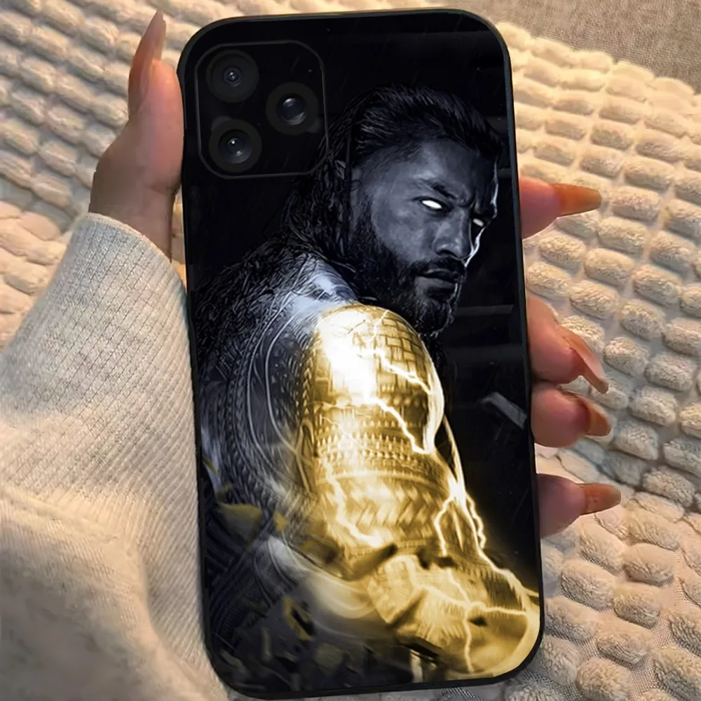 R-Roman Reigns Phone Case For iPhone 8 11 12 13 14 15 Mini X XR XS PRO MAX Plus Shell