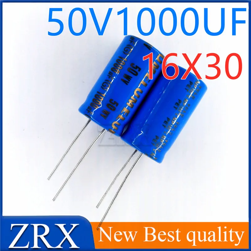 5Pcs/Lot 50V1000UF 1000UF50V electrodeless NP audio frequency dividing electrolytic capacitor 16 * 31