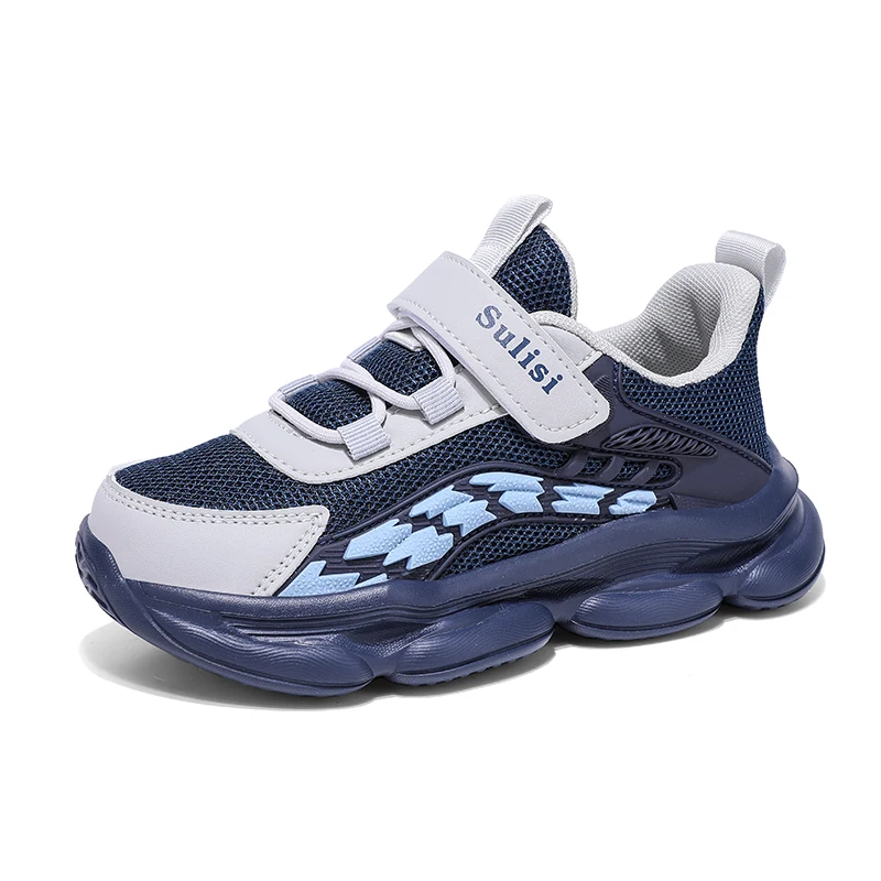 

2026 New Summer Boys Sneakers Mesh Breathable Non‑Slip Soft Sole Lightweight Casual Kids Sports Shoes
