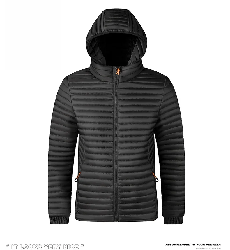 Autumn Winter New Jacket Man Outdoor Camping Coat Ultralight Hiking Jackets Stand-up Collar Casual Waistcoat Brand Clothing