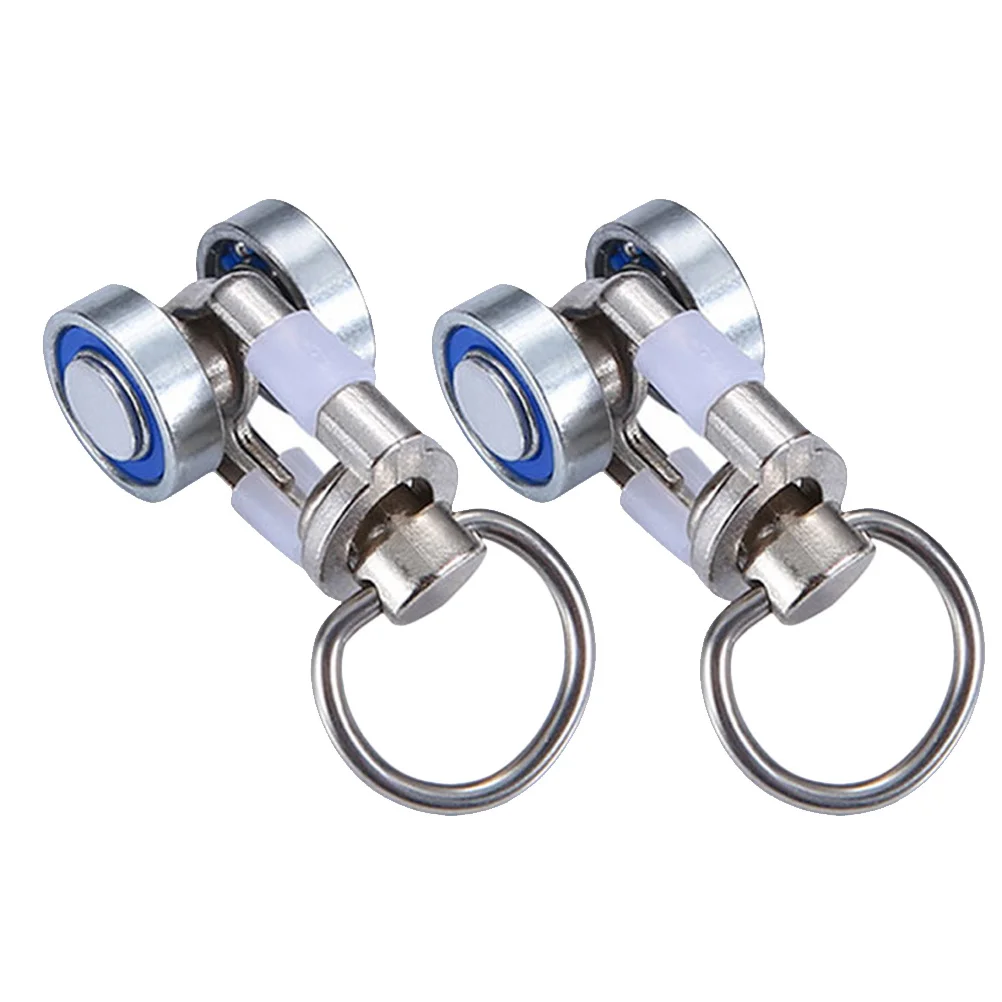 

8pcs Metal Bearing Rollers For Curtain Track Smooth Sliding Wheel Replacement Parts Heavy Duty Curtain Gliders Silent Pulley