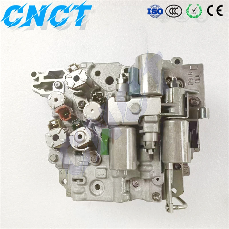 Transmission Complete Valve Body AW55-51SN RE5F22A Gearbox Shift Control Solenoid Assembly for C30 C70 S40 S60 S70 S80 XC70 XC90