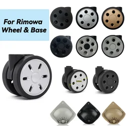 Adapt To Rimowa Wheel Base 64mm Silent Wheel Universal Wheel Travel Suitcase Repair Travel Accessories Wheels Smooth Save Effort