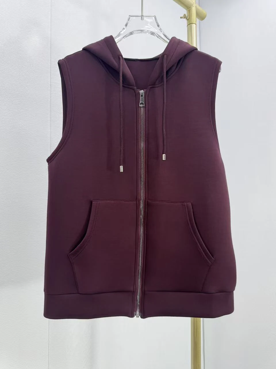 

Women's Casual Hoodie Vest Spring Autumn 2025 New Loose Faion Outerwear Space Cotton Long Sve Zipper Mid-Year Set