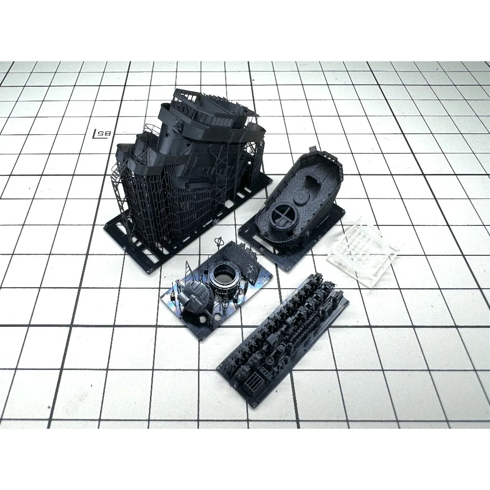 MUYI MODEL R350058  1/350 SHOKAKU BRIDGE 3D PRINT PART