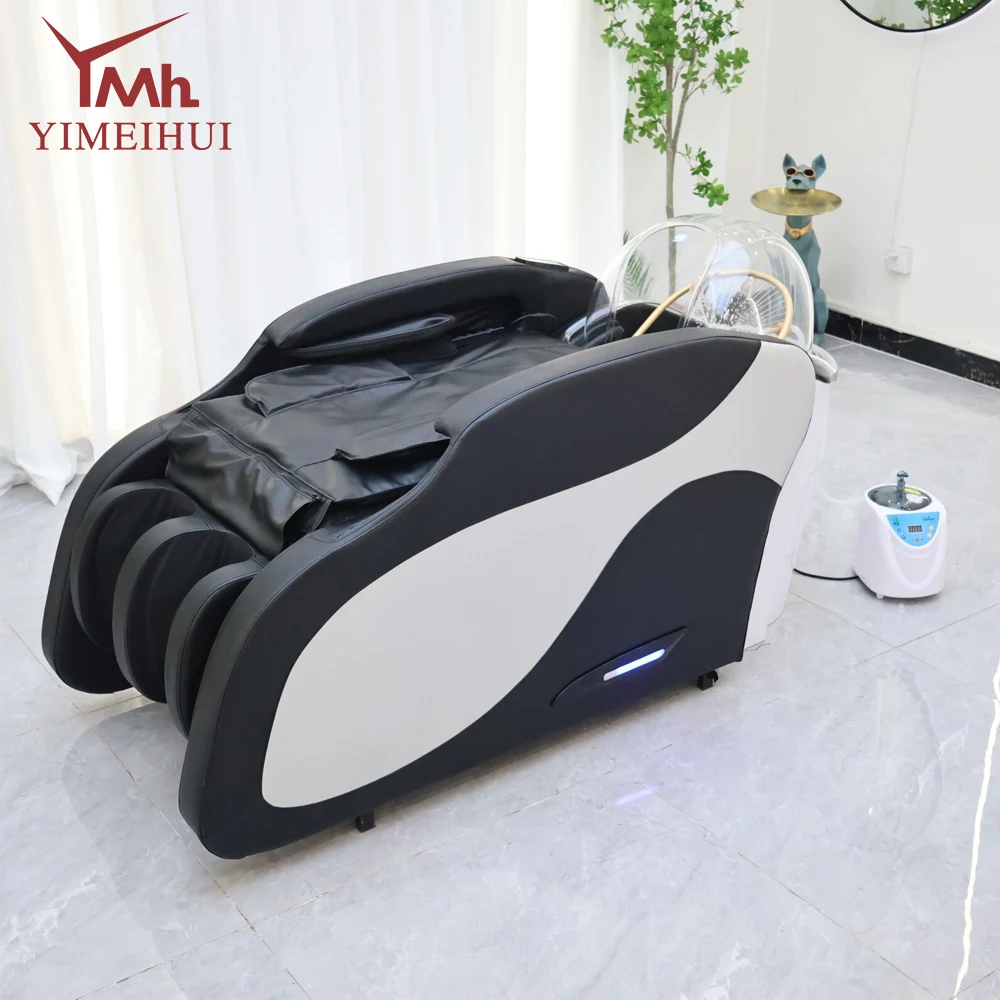 

Multifunction Automatic Steamer Hair Washing beds Spa Head Water Therapy Massage Shampoo Beds