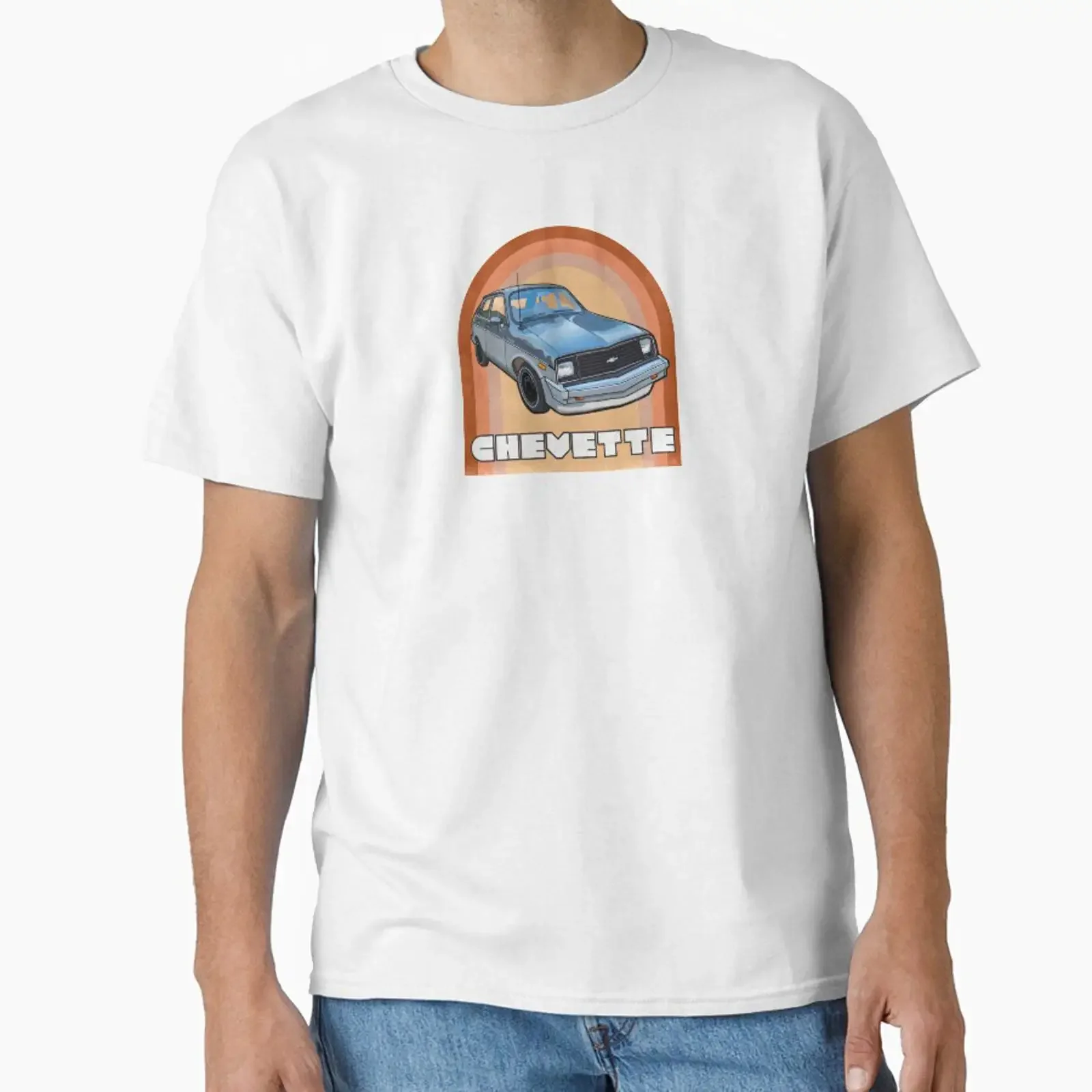 Camiseta informal vintage con diseño gráfico lavado de Chevette, diseñada y vendida por johnmcmullin89, para hombre, de tela suave, para uso diario.