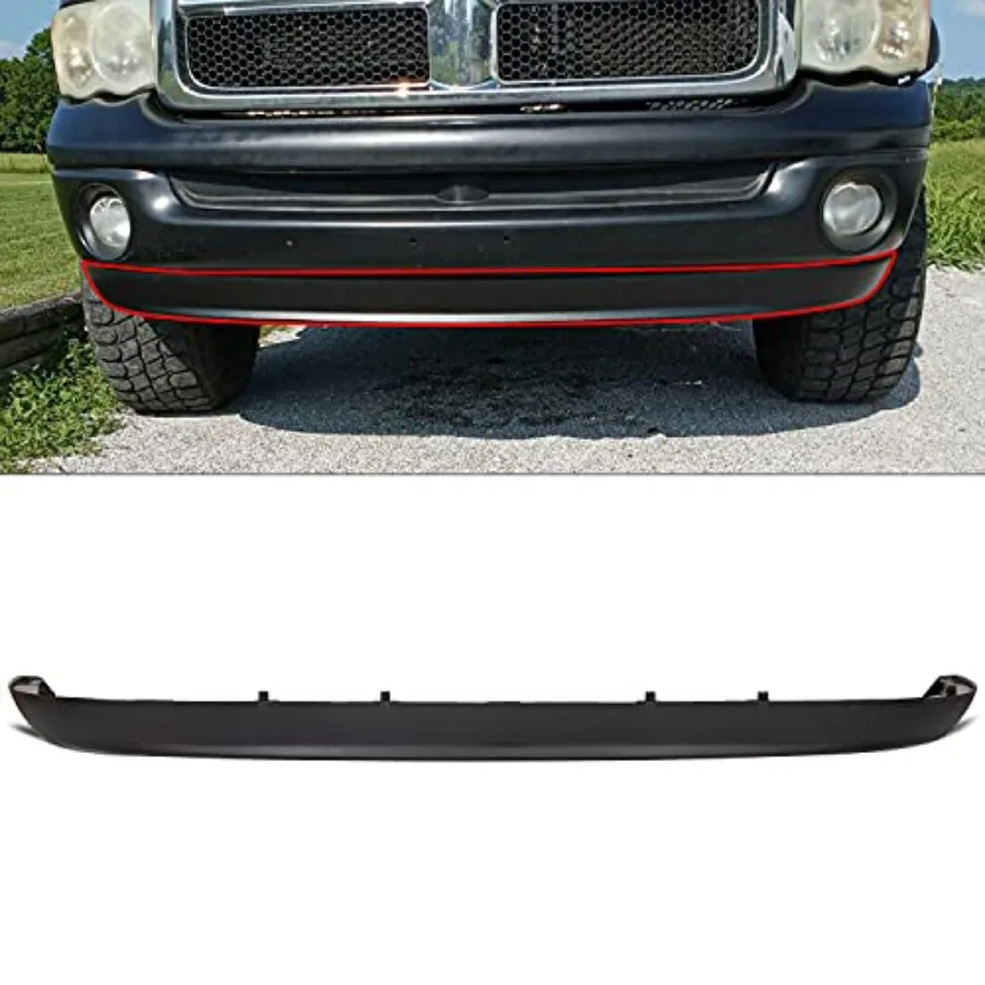 Front Lower Bumper Valance Air Deflector Dams for Dodge Ram 1500 20022008 and Ram 2500 3500 20032009 Aerodynamic Front Bumper L