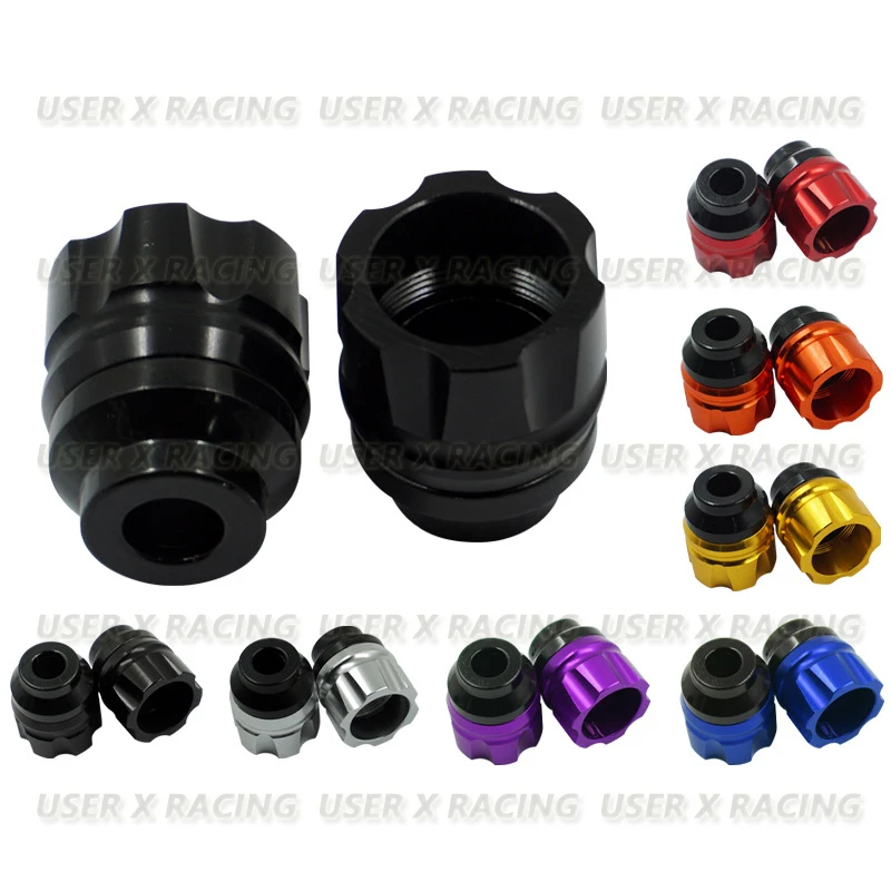 

USERX Motorcycle Universal Accessories Anti Drop Cup CNC aluminum alloy Collision and Shock Absorption front fork cup