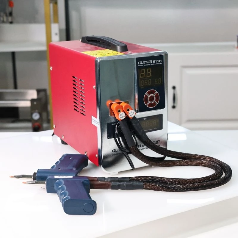 

GLITTER 811H 42KW Welder Handheld Portable Mini Spot Welding Machine For Welding Copper & Aluminum & Nickel Conversion
