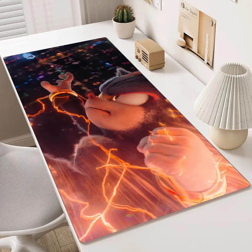 S-Shadow Sonic Mouse Pads Multiple Sizes Large Square Computer Office Game Table Mats Rubber Anti-slip Mousepads