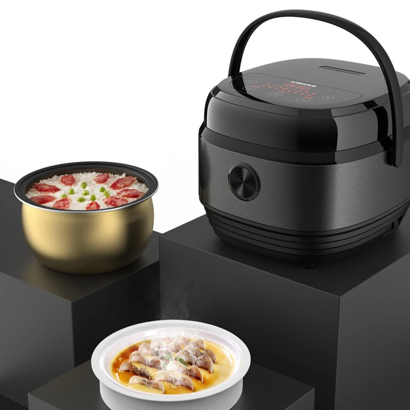 220V Mini Multifunction Electric Cooking Machine Household Multi Electric Rice Cooker Non-stick Pan Machine Make Porridge Soup