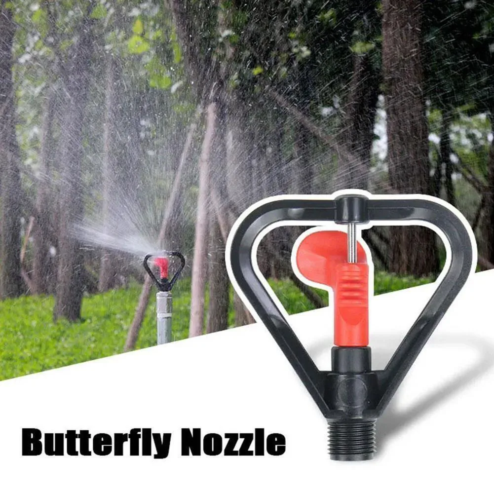 Garden Rotating Sprinkler Water Nozzles, 360 Degree, Nozzle Holder, Watering Plants, Garden Irrigation