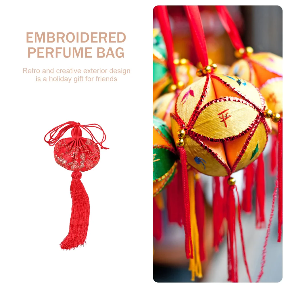 Chinese Style Empty Sachet Pouch For Costume Decor Festival Supply Portable Aromatic Bag Holder Home Fragrance Decor