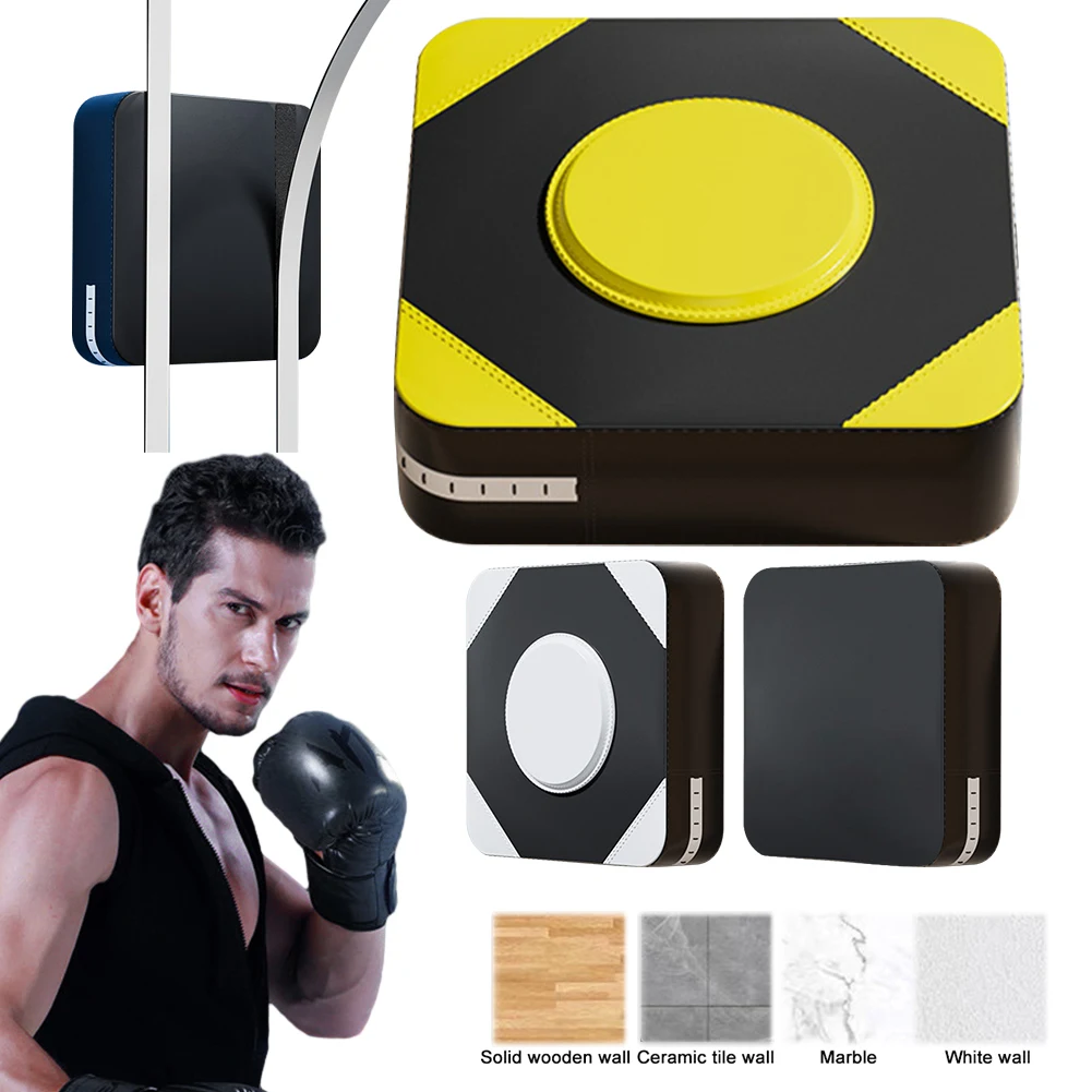 PU Leather Boxing Punching Target Fighter Martial Arts Fitness Boxing Bag Mat Fitness Exercise Wall Punching Pad Wall Focus Pads