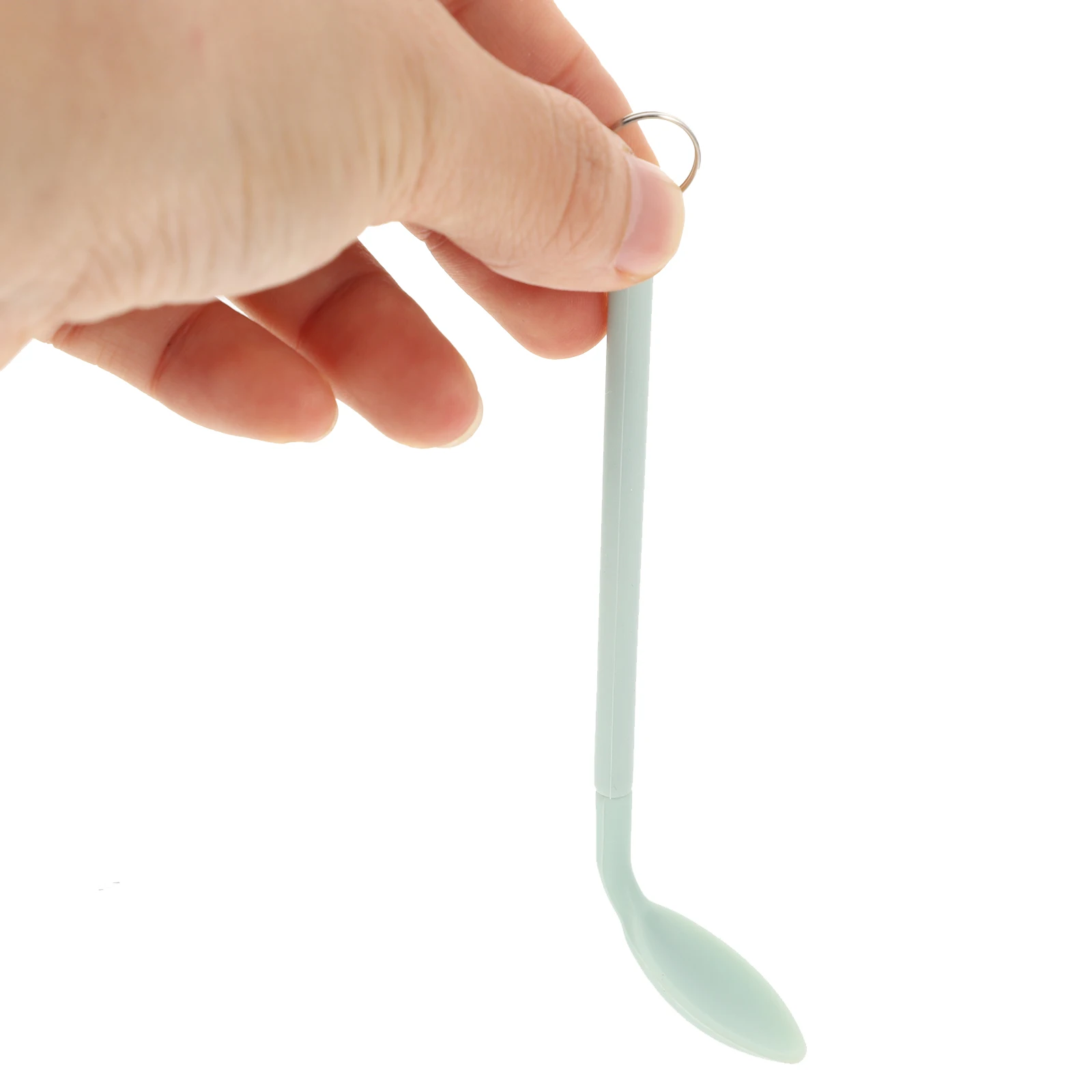 

1Set Mini Silicone Spatula Scoop Telescopic Makeup Spoon Small Scoop Kitchen Jar Scraper Mini Silicone Spoon