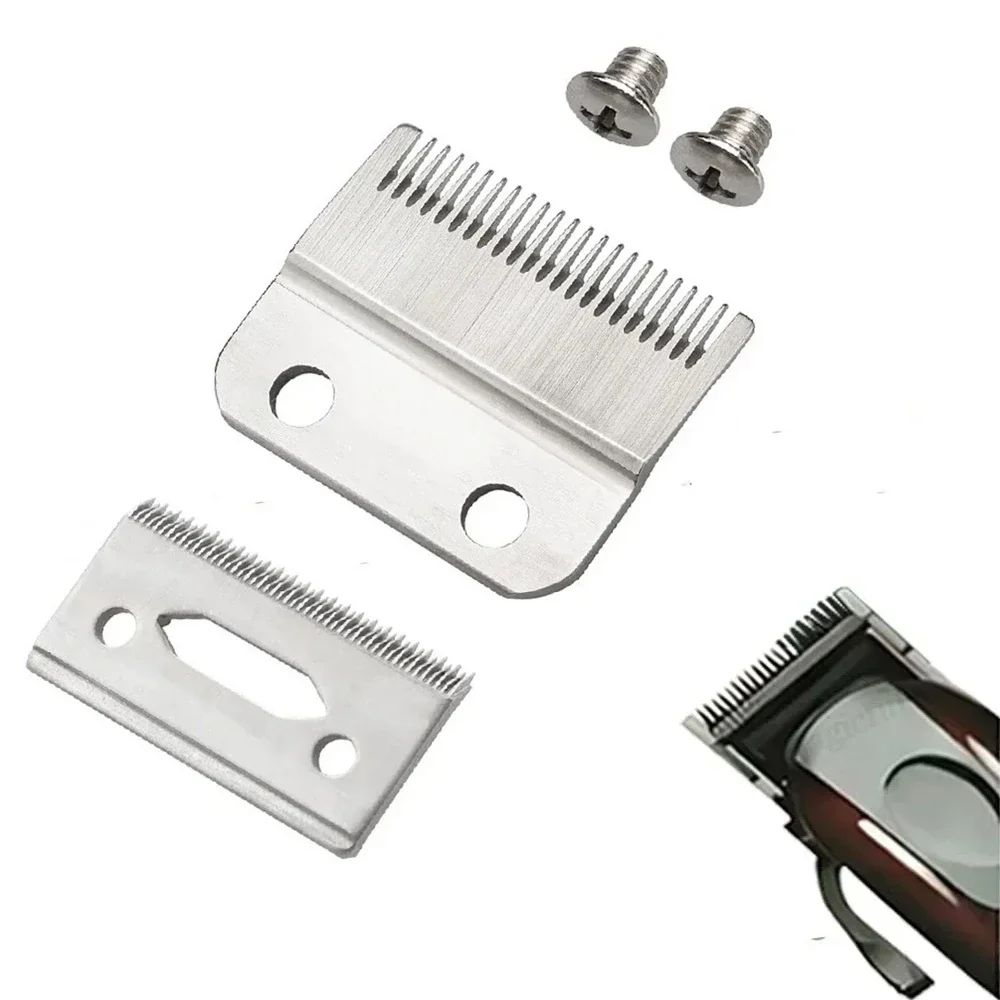 Juego de cuchillas de repuesto para cortadora profesional de 2 orificios, aptas para cortapelos Wahl 5 Star Series Cordless Magic Clip 8148