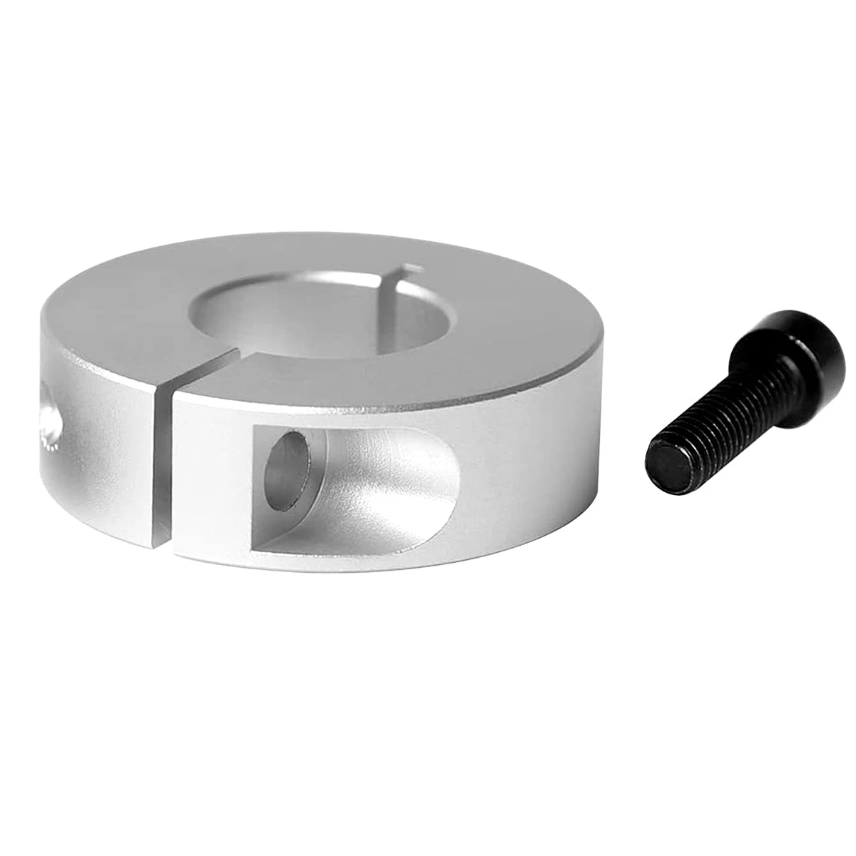 New Arrival 4 Pack Split Shaft Collar Bore 20Mm, Aluminum One Piece Shaft Collar Clamp Style, 40Mm OD, 12Mm Thickness