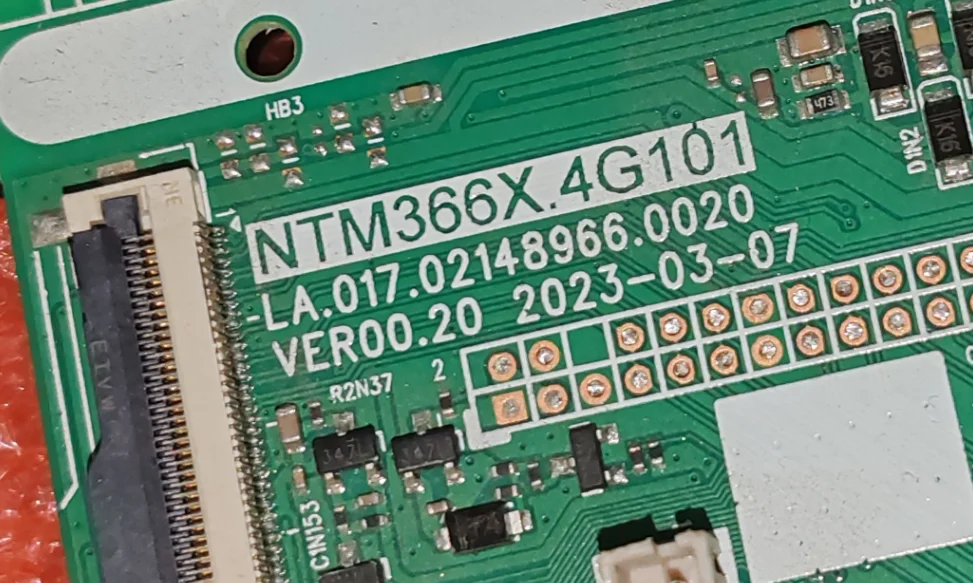 NTU6710.4G102 NTM3663X.4G101 اللوحة الأم للتلفزيون ثلاثة في واحد، تم اختبارها جيدًا، صورة مادية، موديلين
