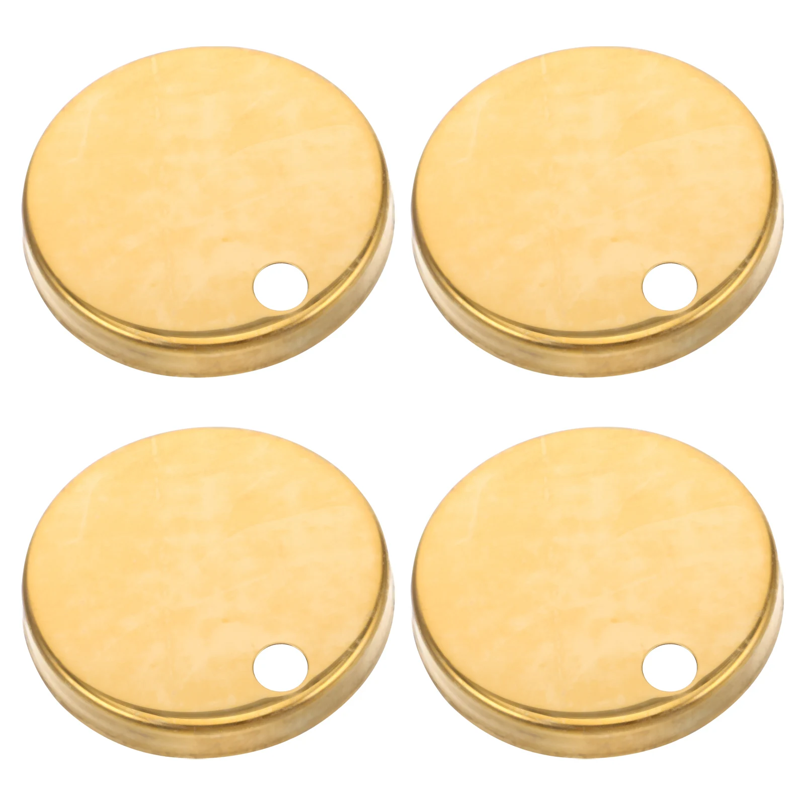 

4Pcs Stainless Steel Toilet Seat Hinge Covers Decorative Bolt Caps Replacement Screw Cover Caps Bathroom Cover for Toilet Bolts