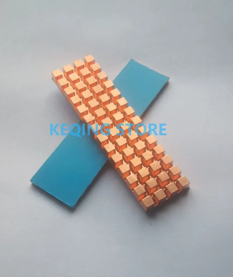 Pure Copper Heat Sink For M2 M.2 NGFF 2280 980evo  SSD M.2 PCI-E NVME Copper Heat Sink  (No accessories)