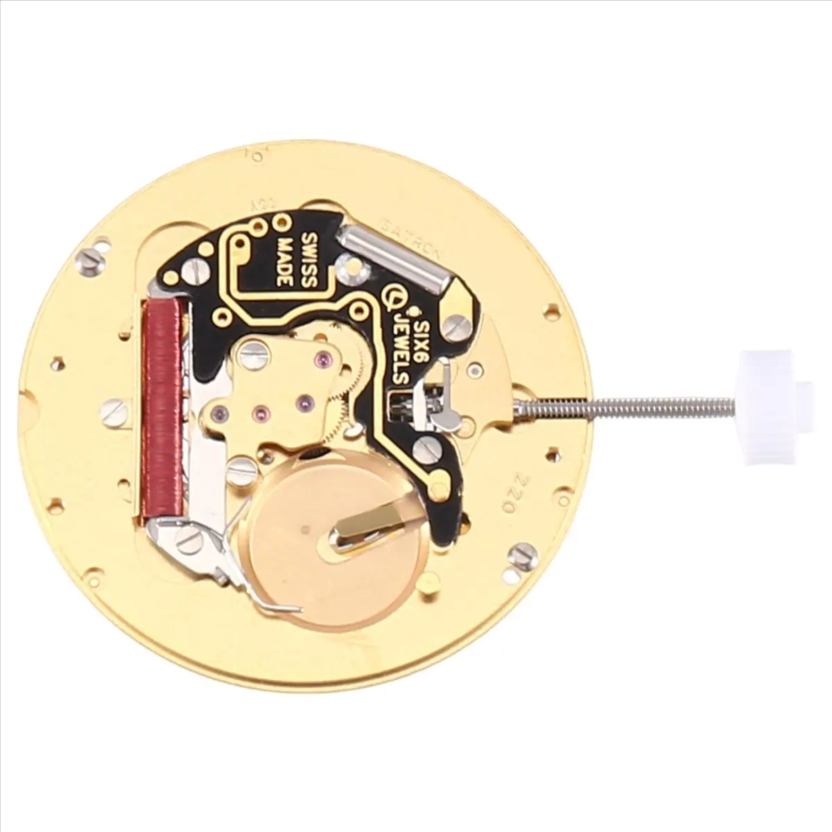 A14M Quartz Movement Watch Accessories 6 Jewels for ISA 220 Movement Watch Date At 3 O'Clock Single Calendar Movement Replace