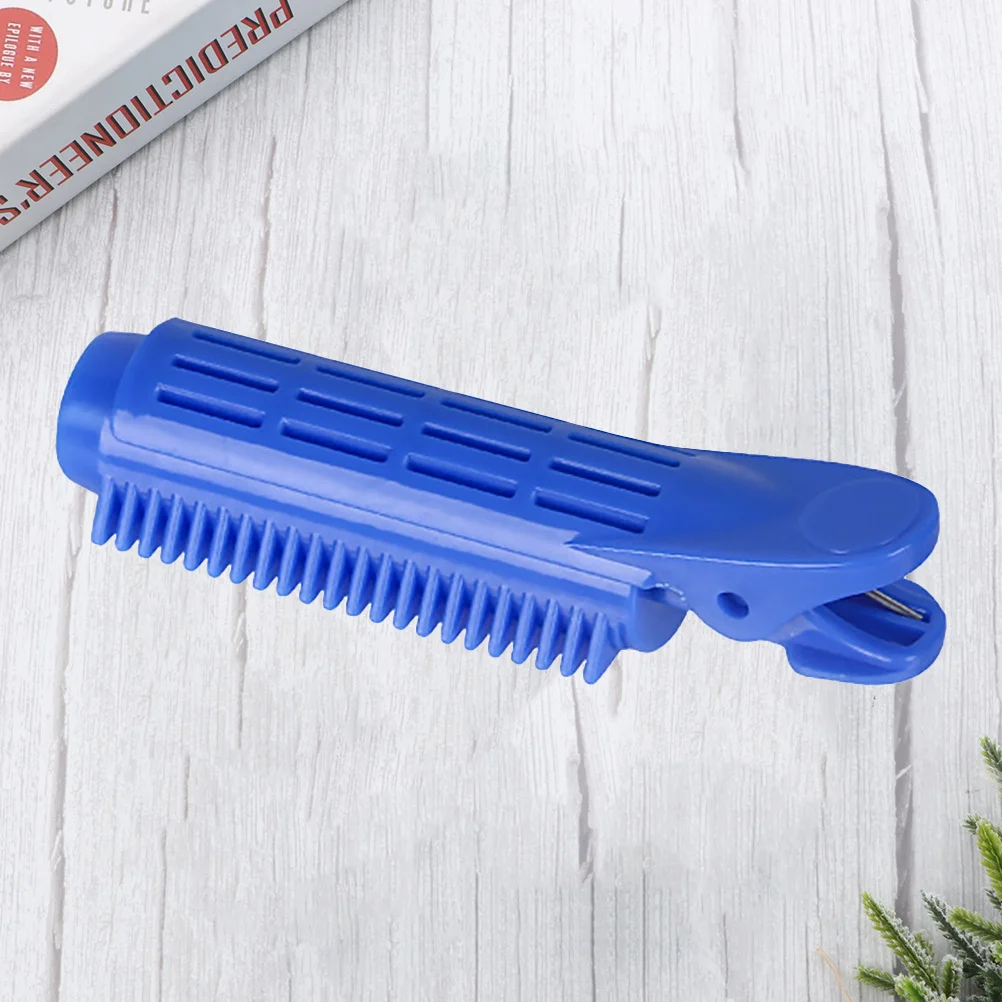 مشابك جذور الشعر باللون الأزرق خفيفة الوزن للشعر السميك والرفيع والقصير الطويل بدون حرارة وأدوات تجعيد محمولة سهلة التصميم #4